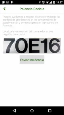 Palencia Recicla android App screenshot 1